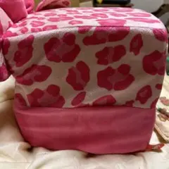 ミニーマウス ヒョウ柄クッション