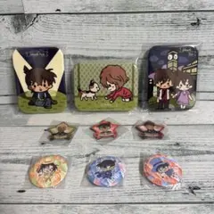 名探偵コナン スクエア缶バッジ 3種セット & おまけ
