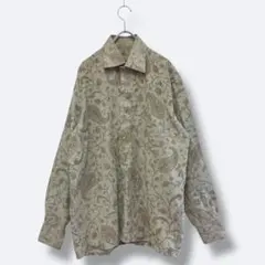 3点¥10,000 ビンテージ 古着 卸 レトロ 80's ペイズリー柄シャツ