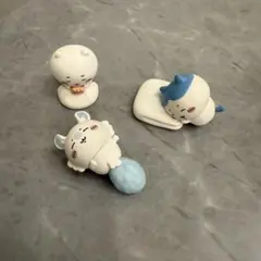 ちいかわスヤスヤマスコット　ちいかわ/ハチワレ/モモンガ　3セット　カプセルトイ