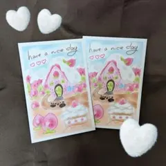 まとめ売り（100枚セット+10枚）増量中！イチゴの家 　ウェルカムカード