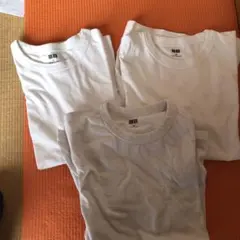 ユニクロ クルーネックtシャツ 白T