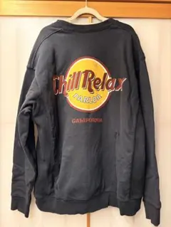 Chill Relax Parlor トレーナー 黒　MADE IN USA