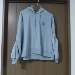 PINK-latte ライトブルー パーカー Lサイズ