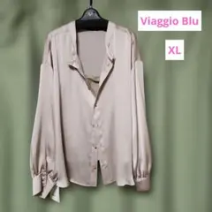 Viaggio Blu ベージュ アンサンブル シャツ XLサイズ 未使用品のサムネイル