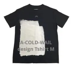 【美品】A-COLD-WALL Tシャツ M 黒ブラック 半袖　イタリア製のサムネイル