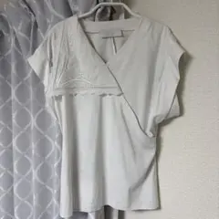 Mame Kurogouchi Lace Flap Collar topsのサムネイル