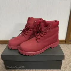 みい様　ティンバーランド ワークブーツ レッド 24cm