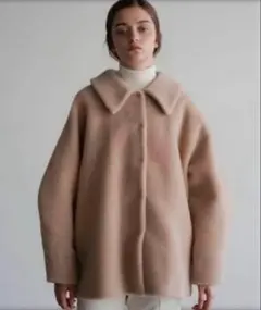 OHGA ECO MOUTON COAT ムートンコート ベージュMサイズ