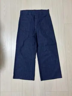 曇*メ様 【最終価格】50s usnavy デニムパンツ　33インチ　ボタンフラ