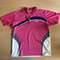 TSP Frully ポロシャツ ピンク　卓球　ウェア