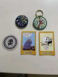 ムーミン　刺繍バッチ等