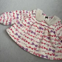 Caldia ミニーリボン柄トレーナー 100サイズ