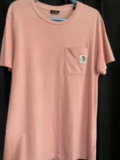 DIESEL ピンク Tシャツ ポケット付き