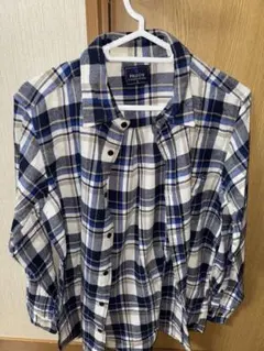 古着 スリーエム FIELD EYE チェック柄 長袖シャツ Lサイズ