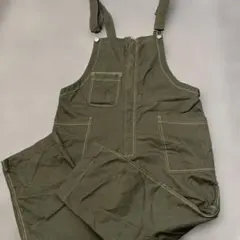 ジムマスター　Lサイズ　オリーブグリーン オーバーオール　キャンプ　アウトドアのサムネイル