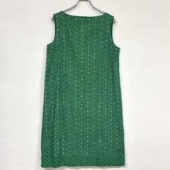 444 Harriss コットンエンブロイダリーレースワンピース 38のサムネイル