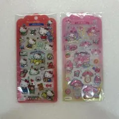 ドロップジュエリーシール　キティ　マイメロ