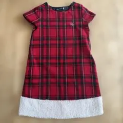 BeBe チェック柄 ワンピース 130cm