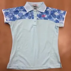未使用　YONEX 水色 ポロシャツ Mサイズ
