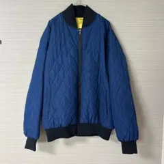 108様 非売品 サントリー ボス スタジャン XL バックロゴ 刺繍 ブルー 希少 非売品 初代ボスジャン サントリー BOSS ロゴ刺繍 バック