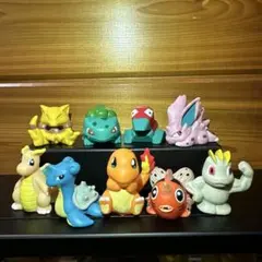 初代　カントー　ポケモンキッズ　指人形　9体