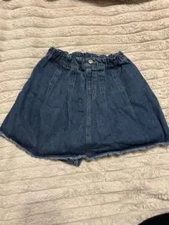 デニム ショートパンツ キュロット 130
