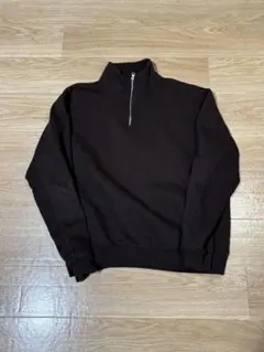 ZARA ハーフジップスウェット