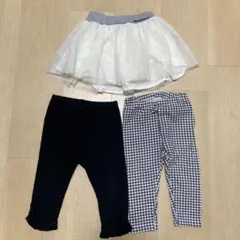 ＊ユニクロレギンス2枚セット＋チュールスカート付き＊80cm