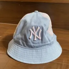 NEW ERA ニューヨーク・ヤンキース バケットハット M 水色