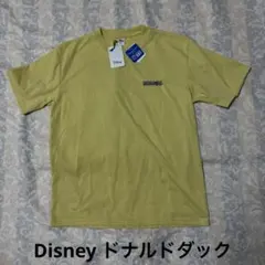 【新品】　Disney ドナルドダック Tシャツ イエロー　 L 刺繍
