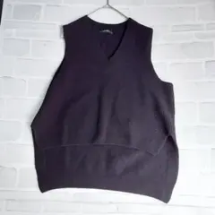 ジャーナルスタンダード カシミヤ混 Vネック ニットベストのサムネイル