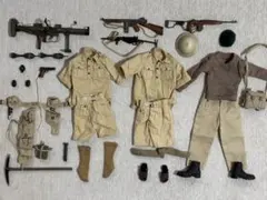WW2 イギリス第8軍 制服、武器装備セットのサムネイル