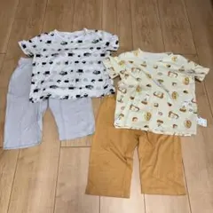 ユニクロ　パジャマ　パンどろぼう　おにぎりぼうや　2枚セット　110cm