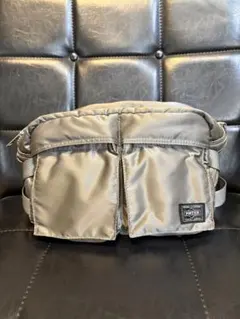 PORTER 吉田カバン ポーター　ボディバッグ　ウエストバッグ　シルバーグレー