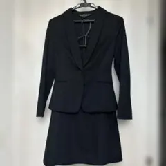 サマースーツ　夏用　INDIVI 36 38 ブラック　上下セット