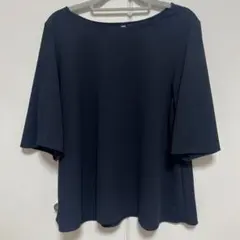 ユニクロ　ドレープTブラウス　L