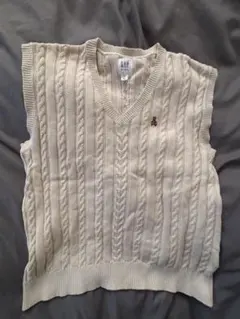 GAP ケーブルニットベスト 値下げ⭕️