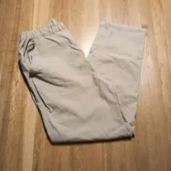 西松屋 ベージュ ストレッチロングパンツ 9分丈ウエストゴム 140