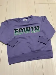 EDWIN トレーナー　110 紫　裏起毛