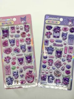 新品 クロミ ドロップシール　3D立体シール 2枚セット