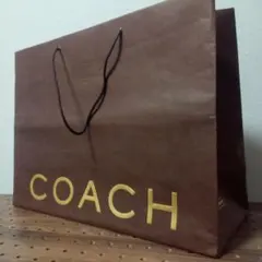 コーチ　旧式ショップ袋　縦30.5x横40.5x幅15