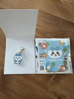 ハチワレ　シーサーのおみやげやさん　缶バッジ　ミニアクリルチャーム