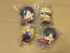 ハイキュー!! おねむたん ガチャガチャ 黒尾・研磨・月島 4点セット