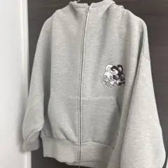 foxy illustrations スナイデル　グレー　ボリュームパーカー