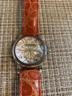 レア✨ リトモラティーノ 腕時計 ムーンフェイズ ドームガラス 美品 レッド レア✨ リトモラティーノ 腕時計 ムーンフェイズ ドームガラス