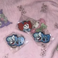 ポピープレイタイム トレーディングラバーキーホルダー　3点セット