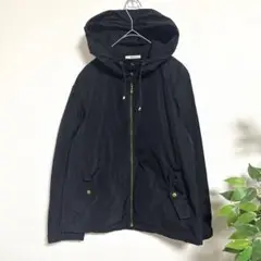 Simplicite シンプリシテェ　ナイロンジャケット　フルジップパーカー　黒