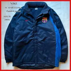 【2004年製】 ナイキ FCバルセロナ パデットジャケット ラグラン Mサイズ