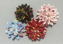 つまみ細工（柄・シングルカラー）